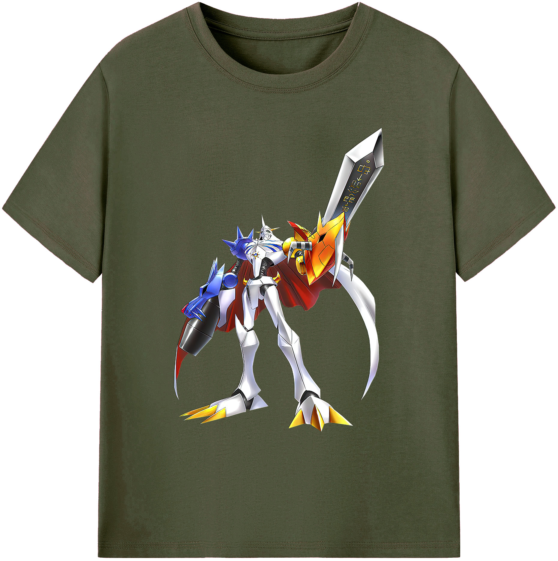 （画像用） Digimon デジタルモンスター/デジモン 綿100％ メンズ半袖Tシャツ｜肌触りやわらか＆通気性